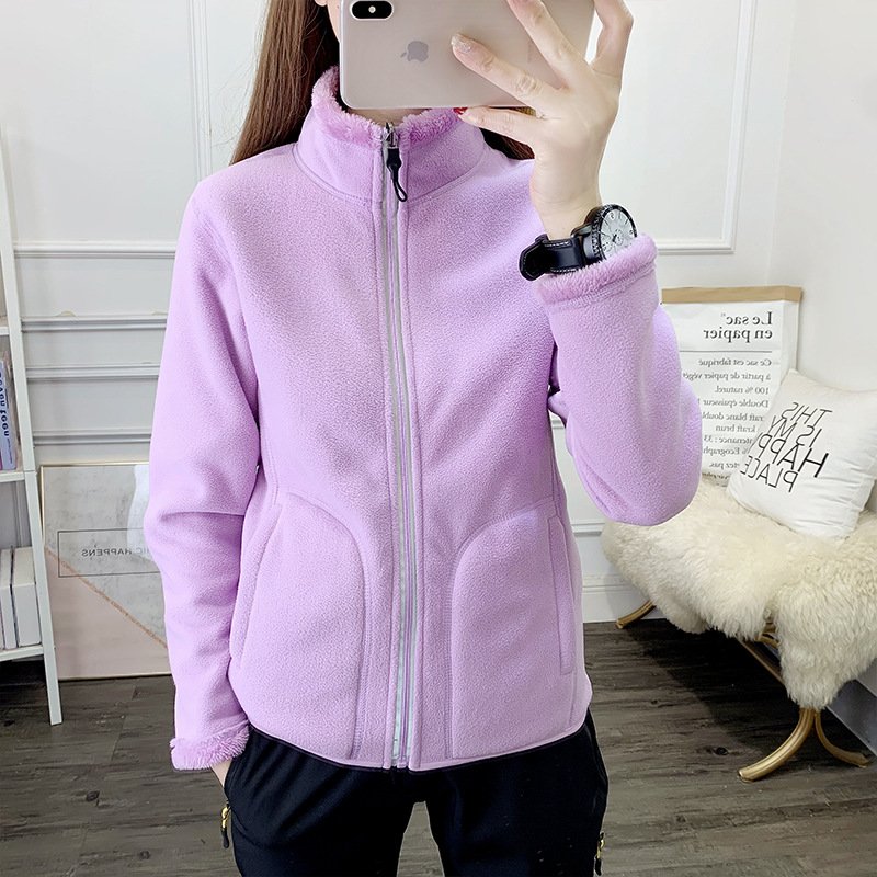 여성용 훈제 의류 보라색