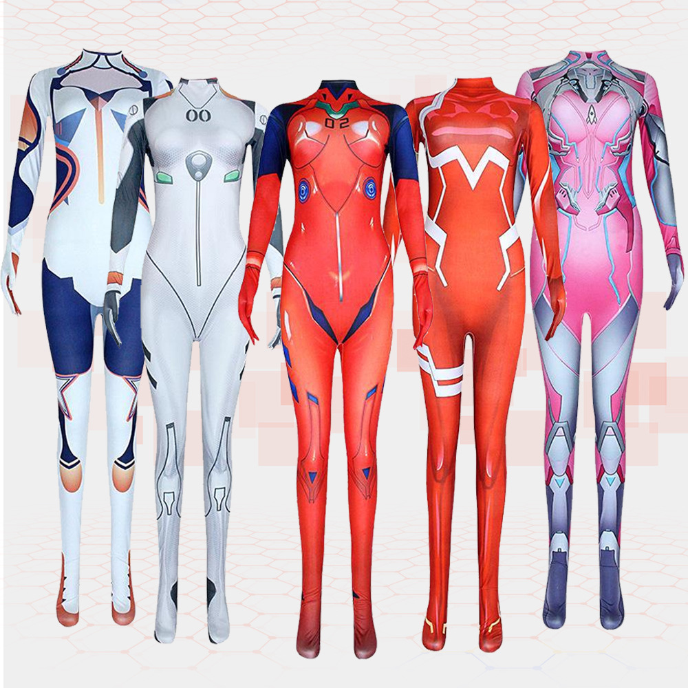 Halloween bodysuit DVA Daji Zero two02 Watch Kiana Ayanami Rei cos Evangelion