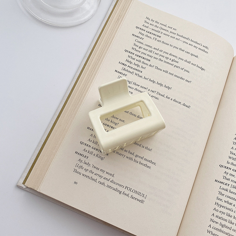 13cm Volumen de pelo clip de tiburón grande clip de pelo cuadrado de nuevo cabeza clip de pelo tocado updo clip de pelo chica