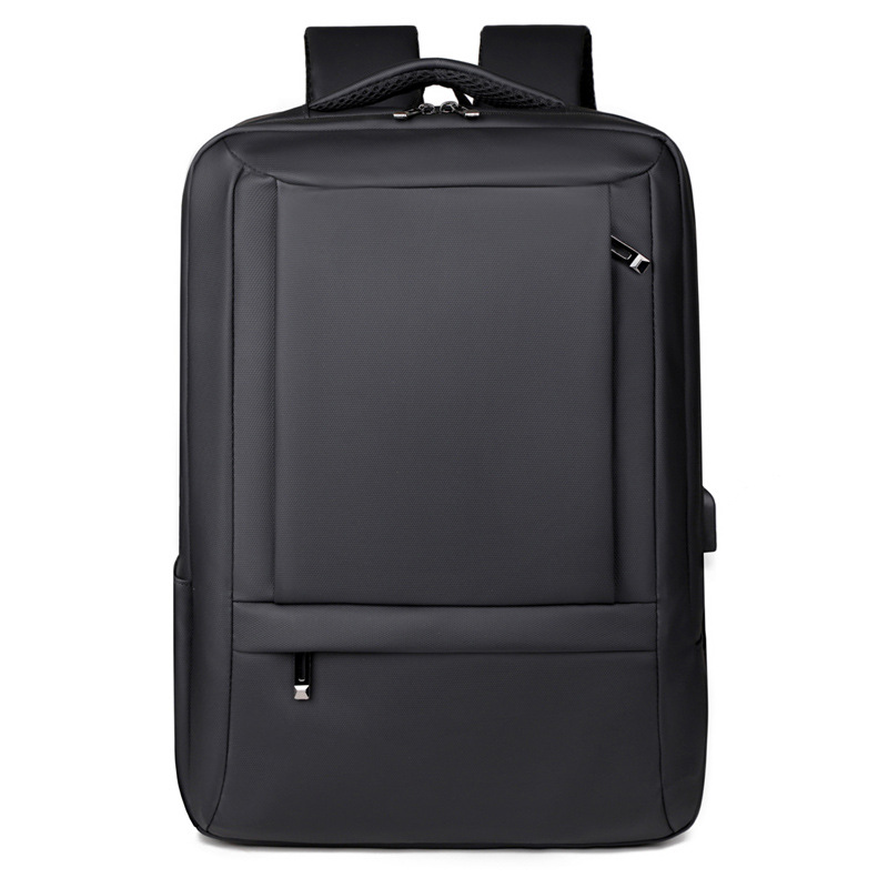 Mochila transfronteriza nueva para hombre, mochila simple recargable USB, mochila de negocios impermeable, bolsa de computadora de viaje de viaje