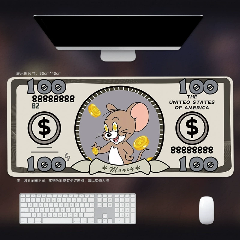 Large Mouse & Keyboard Desk Mat, 300×250–900×400 mm, Thick Anti-Slip Table Pad for Kids