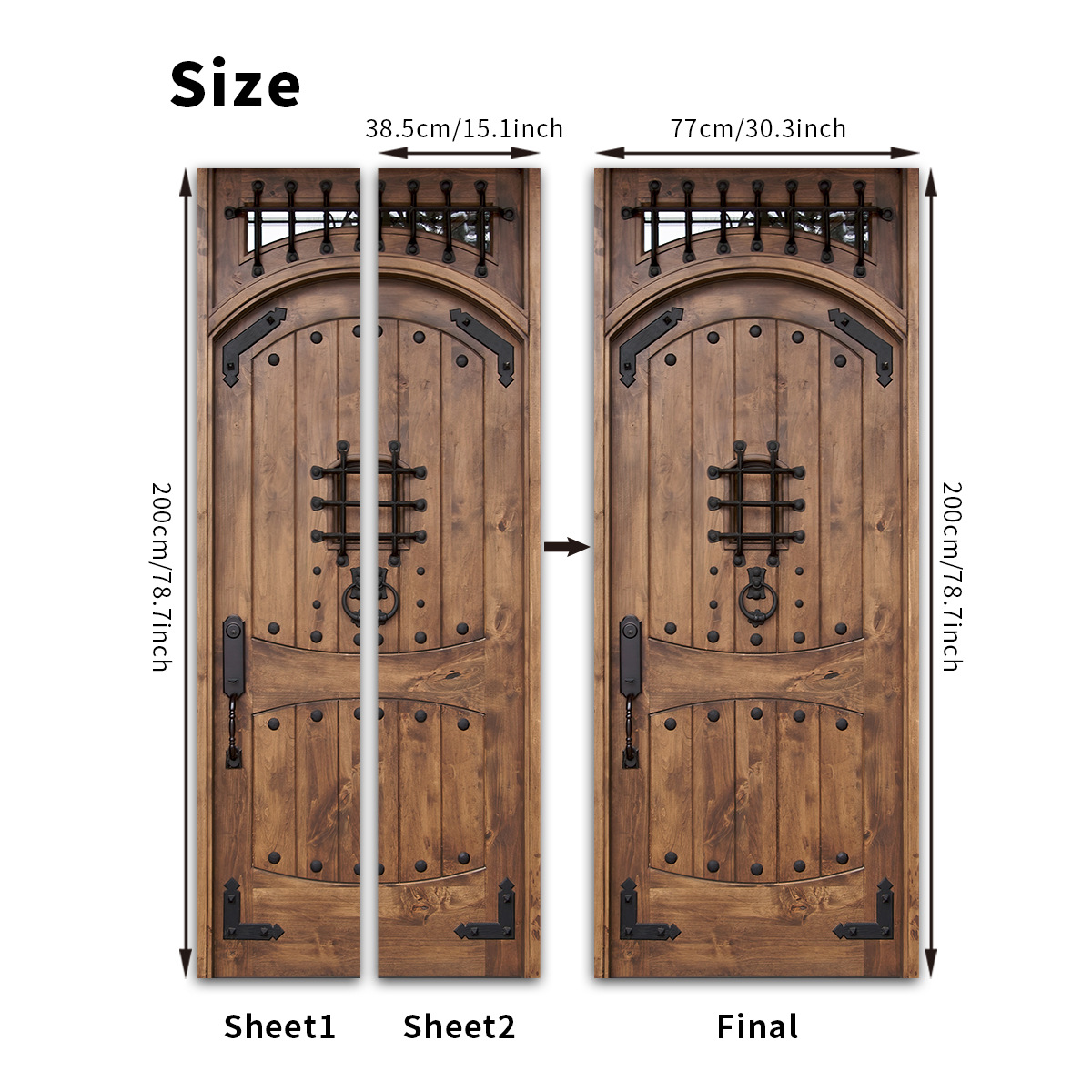 Pegatinas para puertas 3D respetuosas con el medio ambiente, autoadhesivos, fabricantes de origen al por mayor, patrones populares transfronterizos de alta definición, adhesivos para puertas impermeables, a prueba de aceite y antiincrustantes