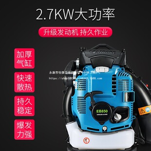 Backpack Four-Stroke Two-Stroke Gasoline Blower for Construction Sites, High-Wind Fire Extinguisher, Greenhouse Snow Blower, Fallen Leaves