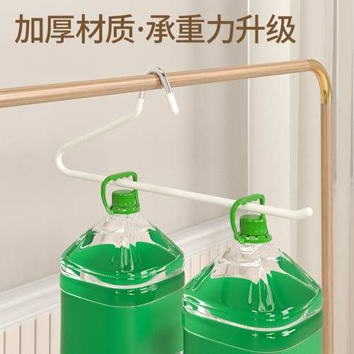 Goose-shaped trouser rack for drying pants, household non-slip goose-shaped trouser clip, dipped in plastic, traceless Z-shaped wardrobe storage artifact