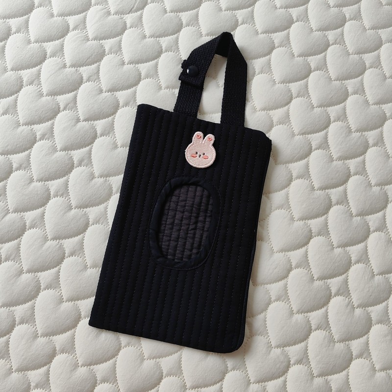 韓国版刺繍小動物アニメかわいいティッシュ収納車用ウェットティッシュ|undefined