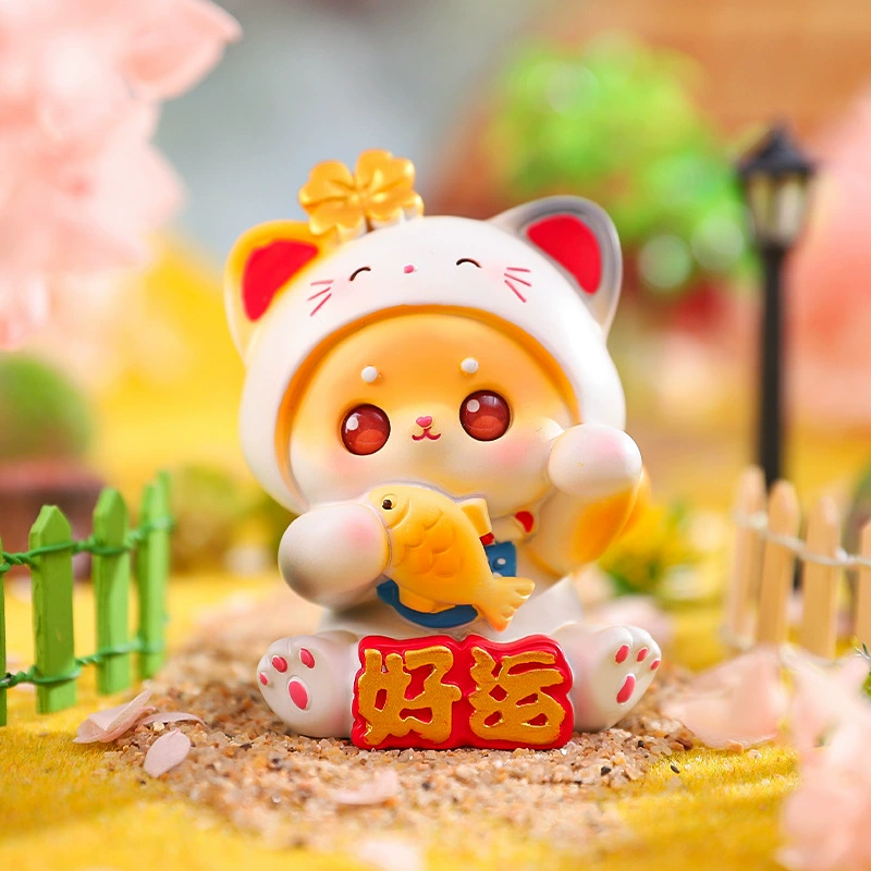 Новый милый питомец-фигура котенок стикеры Meow, защитная коробка, творческие настольные украшения, декоративные подарки на праздники