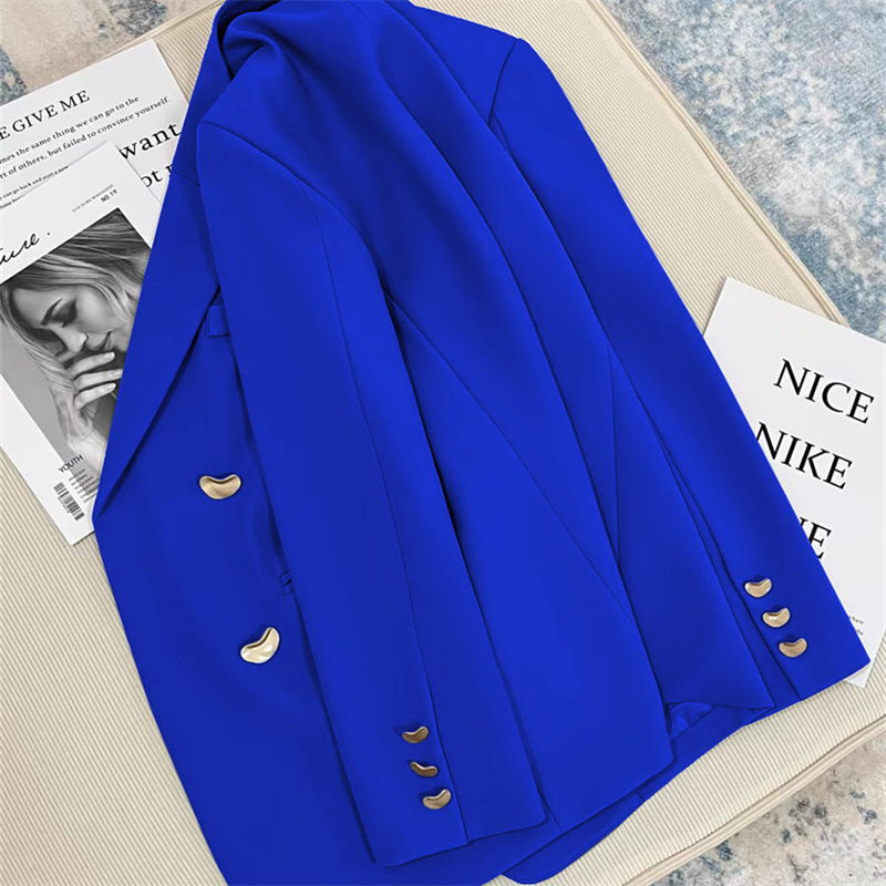 Women's Clothing New multi color high end British style suit jacket spring and autumn women's French texture fashion small suit_voghion.com