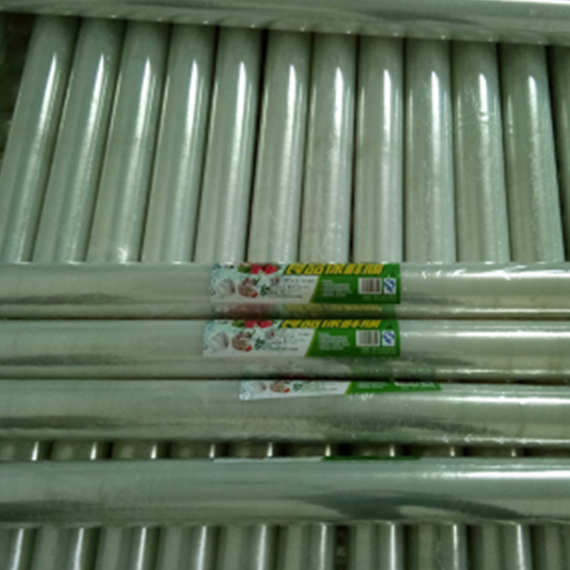 PE fruta rollo grande hogar cocina refrigerada bobina de plástico paquete económico grande al por mayor salón de belleza comercial