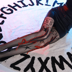 逼真立體章魚觸角蕾絲襪 cos魷魚襪緊身襪性感連褲襪女亞馬遜