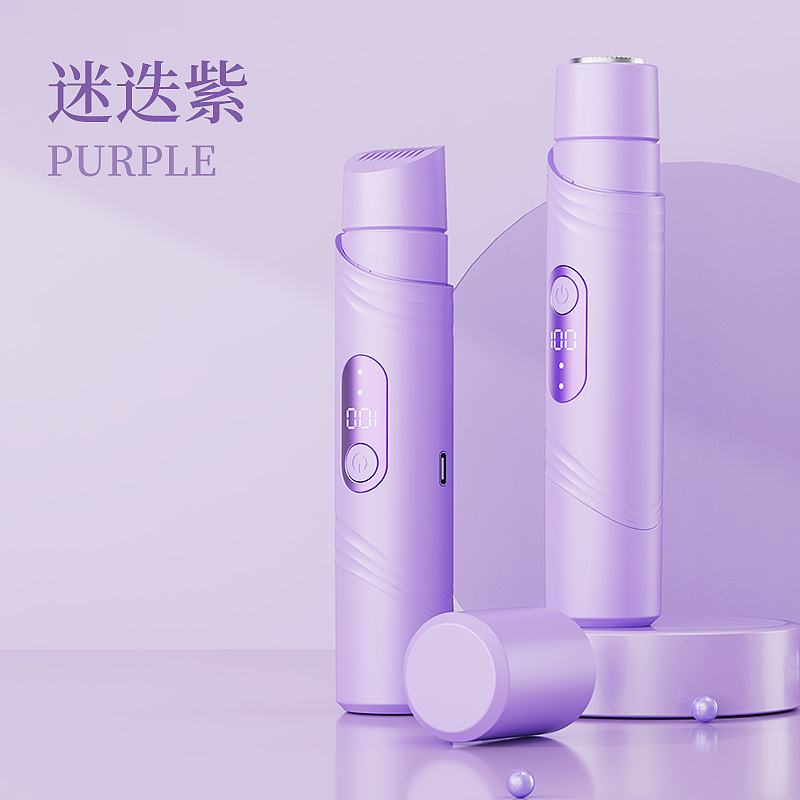 Máquina de afeitar eléctrica femenina de cuidado personal para mujeres todo en uno para el cabello de las axilas, aparato de corte de cabello de púbico privado image 18