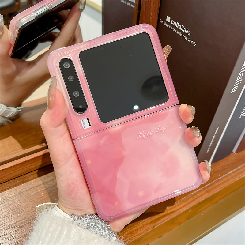 Huawei pura x 携帯電話ケースに適していますゼリーブルーミング purax 折りたたみスクリーンシンプルな双頭ブレスレット女性保護カバー|undefined