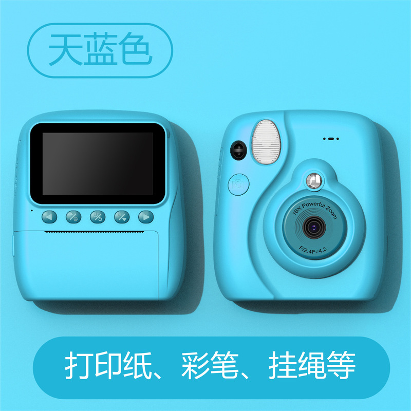 新しいポラロイドカメラ CUKY は、一度にイメージング SE を可能にし、さまざまな写真用紙を卸売旅行子供用カメラに使用できます|undefined