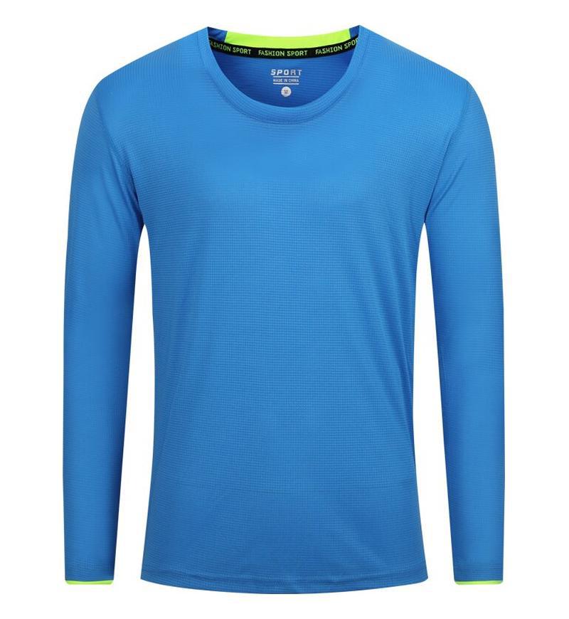 Royal blue round neck long sleeves