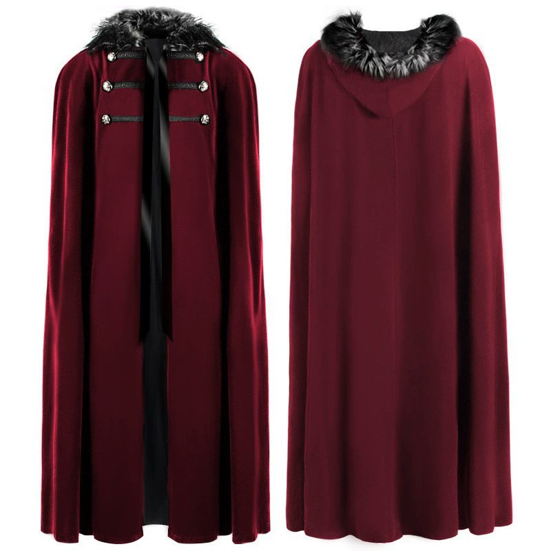 Плащ-тренч, плащ с капюшоном, костюм, хэллоуин, Gothic, Aliexpress