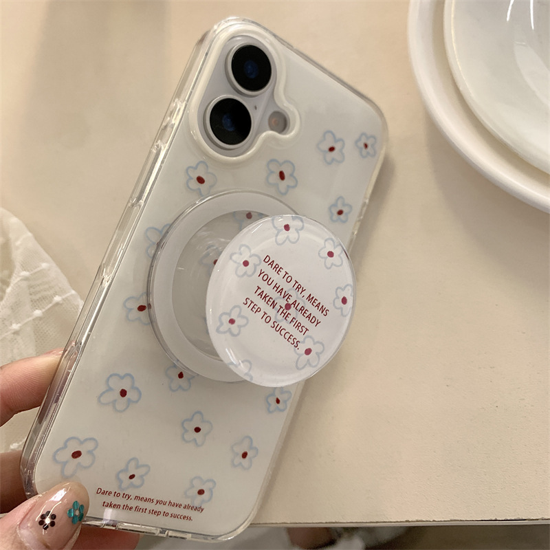 Simple nicho de flores azules para iPhone15/16 funda para teléfono móvil 16ProMax femenino 15pro nuevo 13/14P