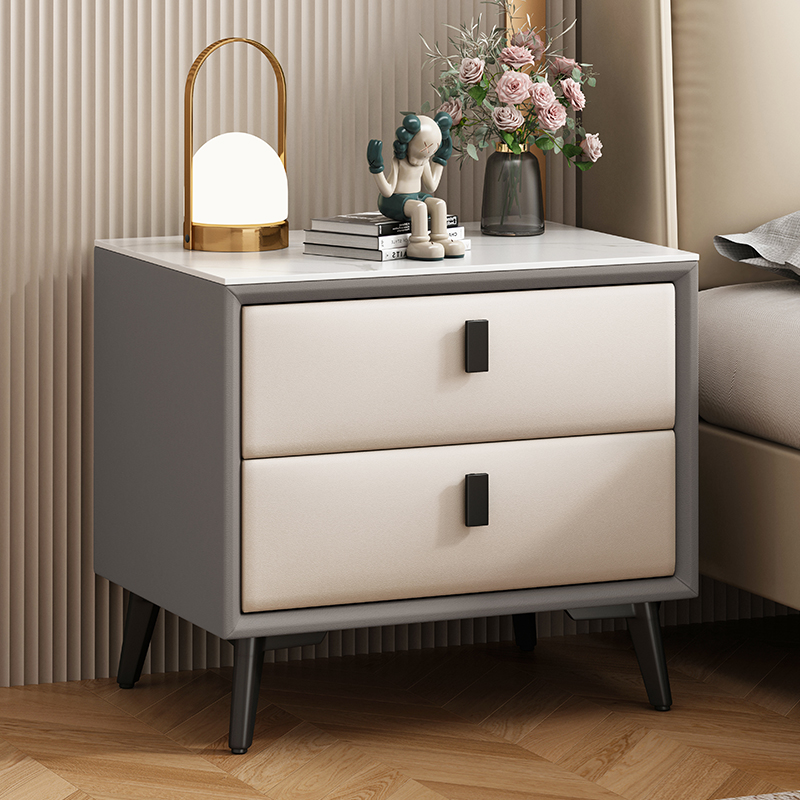 Madera de madera sólida simple 5 dormitorios pequeños hogares ligeros lujosos de alta calidad al lado de la cama mesa de cabecera de la cama