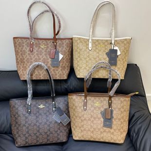 European and American Retro Tote Bag 2025 New Large-Capacity Fashion Classic Hand Shopping Bag Accessible Luxury Commuter Handbag