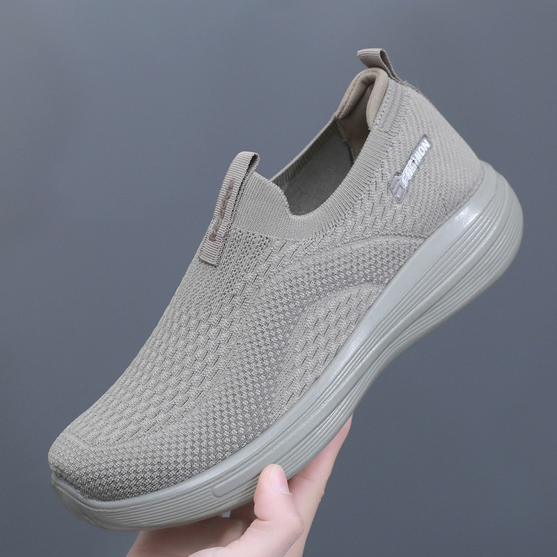 Men's Shoes, New Spring and Autumn Models, Breathable Fly-Knit Casual Sports Shoes, Versatile and Comfortable Walking Shoes, Non-Slip Soft-Soled Dad Shoes Men's Shoes, New Spring and Autumn Models, Breathable Fly-Knit Casual Sports Shoes, Versatile and Comfortable Walking Shoes, Non-Slip Soft-Soled Dad Shoes