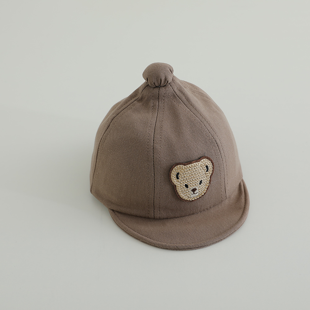 12-30 Sombreros para bebés de primavera y otoño delgados ajustables gorra gorra gor