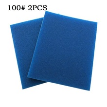 2PCS Grit 80-240# Wall Grinding Sponge Sand Block Sandpaper