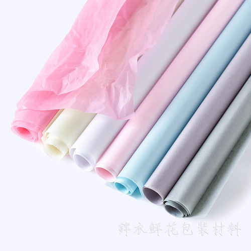 Snow Pear Paper Airy Strawberry Lining Flower Wrapping Paper Bouquet Material Waterproof Base Paper Korean Flower Arrangement