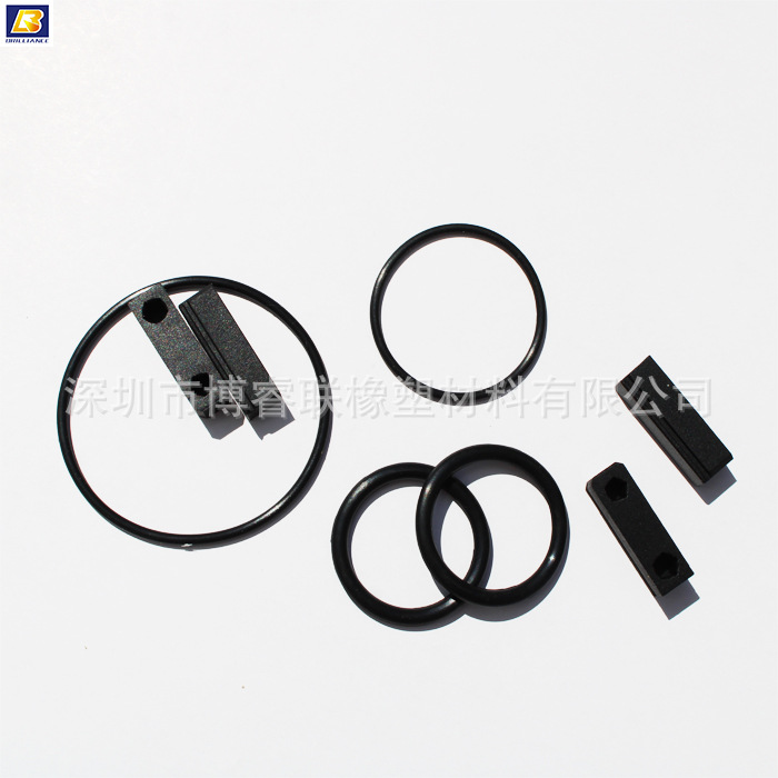 不规则导电橡胶衬垫 碳黑材质防水密封O型圈 导电橡胶密封衬垫
