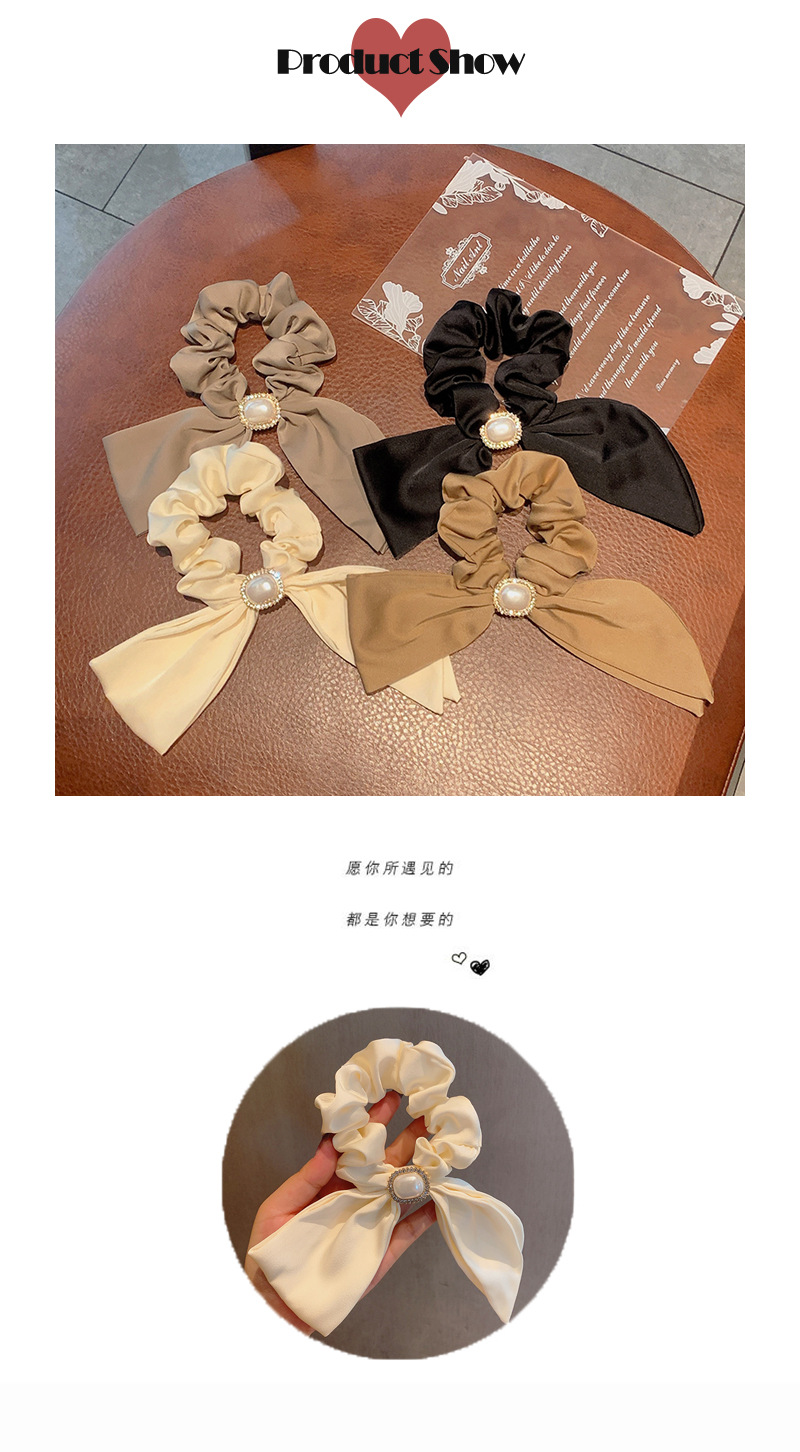 Arc Couleur Pure Style Coréen Corde De Cheveux En Gros Bijoux Nihaojewelry display picture 1