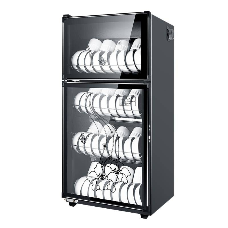Nuevo gabinete de desinfección de palillos y palillos, mesa de negocios doméstica vertical de doble puerta de acero inoxidable, gabinete de desinfección de escritorio de cocina de pequeño hotel image 6