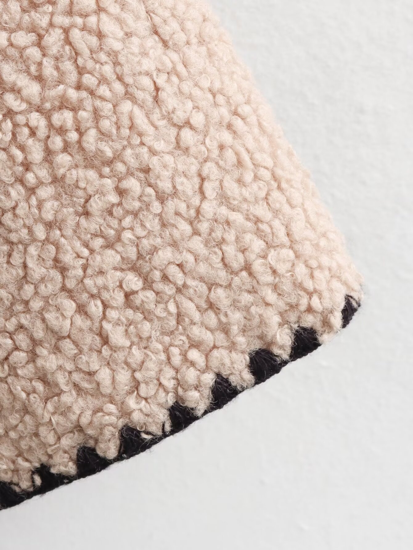 Women's 2024 new style casual granular fleece slim fit lamb wool coat B62905_voghion.com