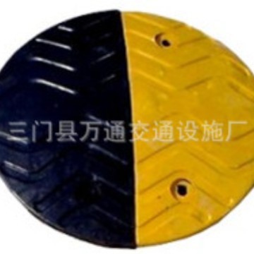 交通设施厂家供应 橡胶减速带圆头在网销售静音防撞