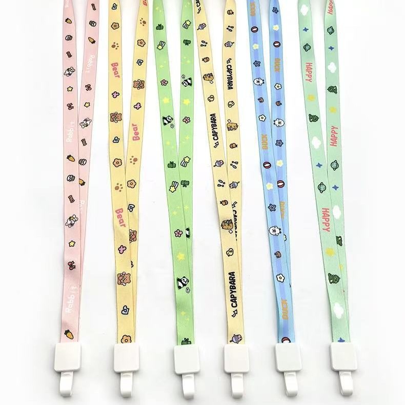 Cordón para tarjetas de identificación, cordón retráctil de plástico con hebilla, cordón para estudiantes, correa para el cuello, correa para tarjetas de trabajo, soporte para credenciales al por mayor image 28