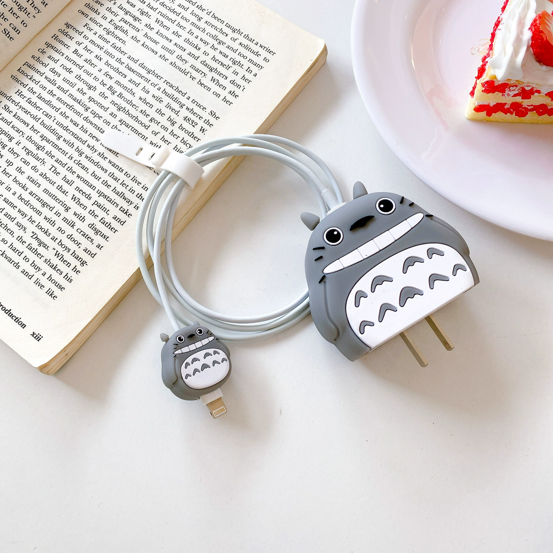 Apple, cartoon charger, protective case, 20W