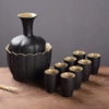 Lobo glaze wine warmer-petal pot