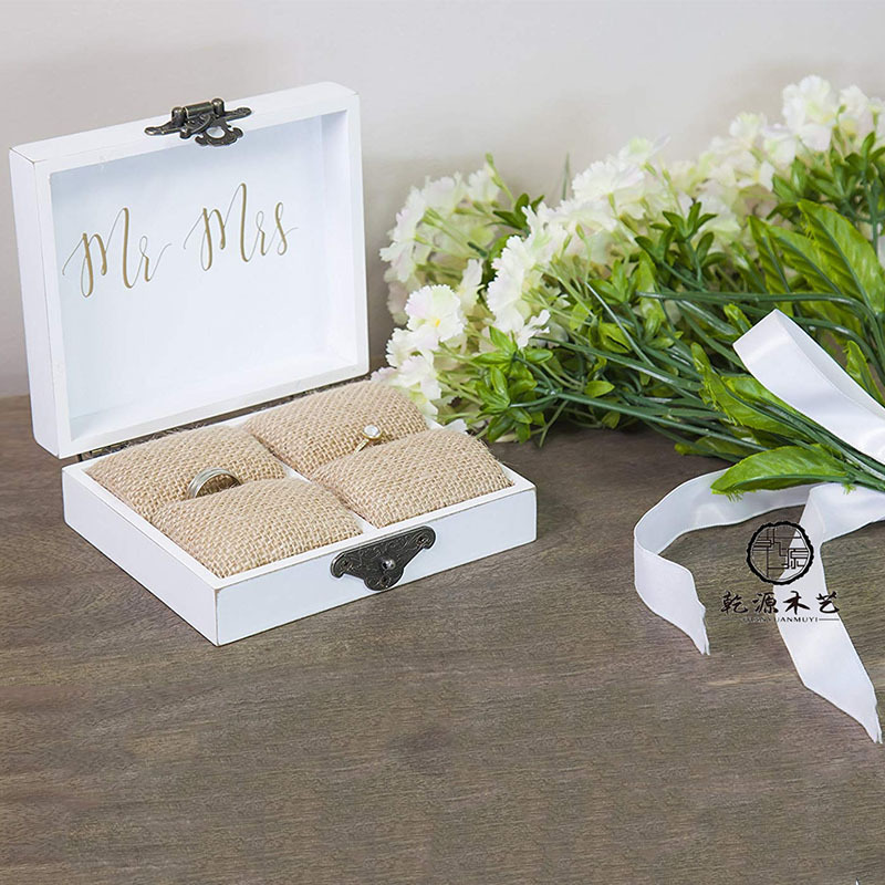 木质首饰盒木制珠宝盒饰品盒手饰品项链收纳盒中式欧式复古