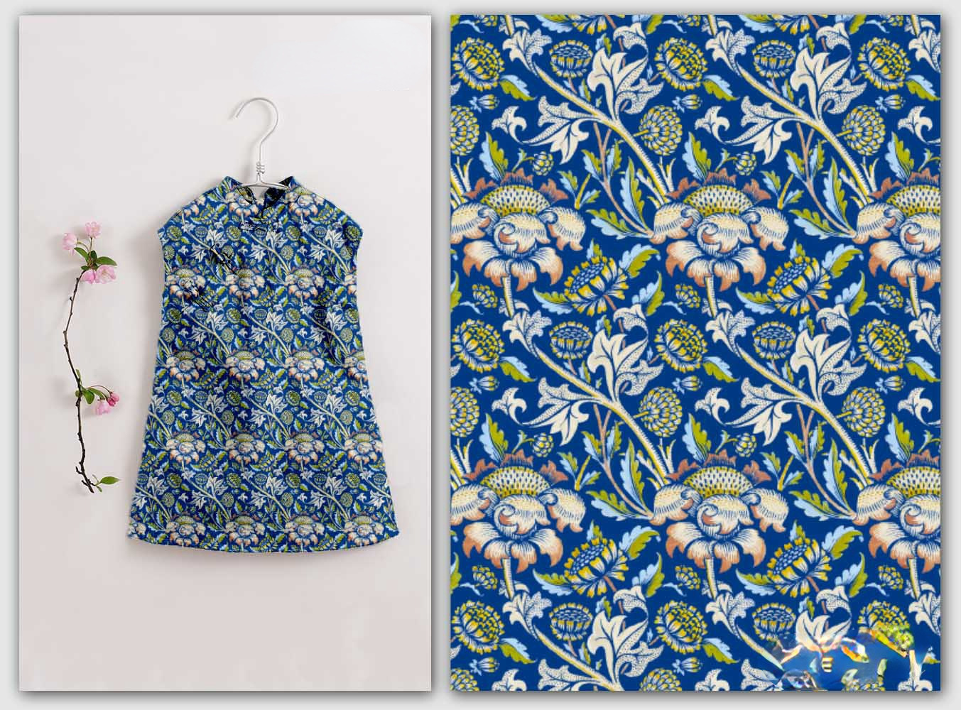 No.8 면 디지털 프린팅 손수 만들기 무지 천 폭 1.1 미터