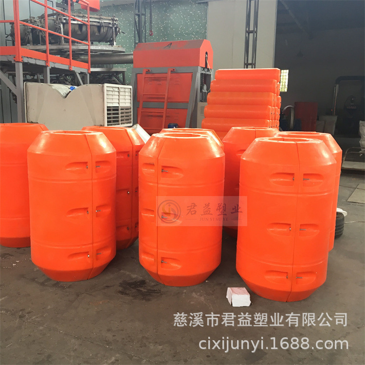 批发现货泵站抽水管道浮体12寸水库架管浮筒疏浚塑料浮体浮标