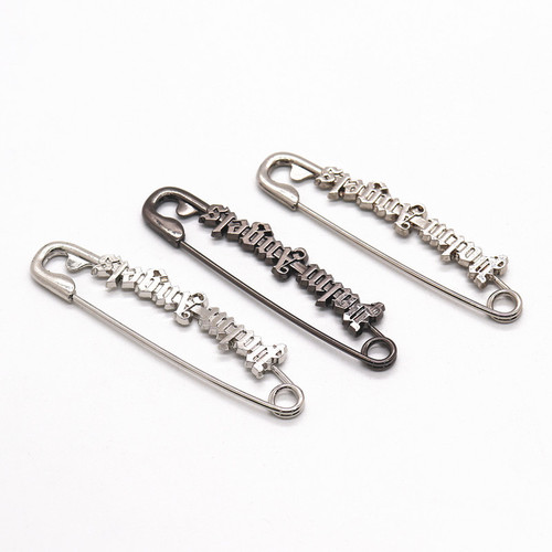Metal safety pin Japanese and Korean all-match scarf cardigan brooch decorative buckle pin women's waistline change small artifact waist buckle