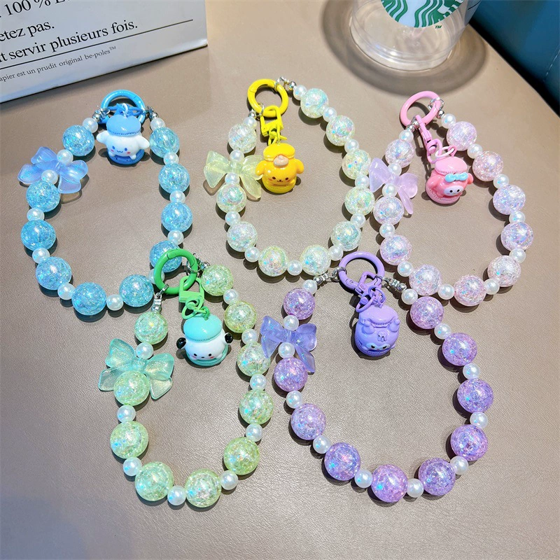 Sanrio, мультяшный брелок, чехол для телефона, аксессуар, маленькая сумка, подвеска, подарок на день рождения