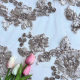 Factory Direct Sales new three-dimensional mesh plate with hibiscus flower embroidered lace children's clothing lace embroidered fabric fabric