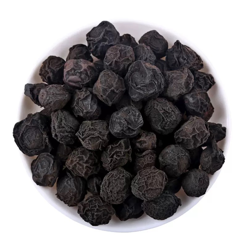 Dried Dark Plum Wu Mei 500g Bag Traditional Suan Mei Tang Ingredient in use