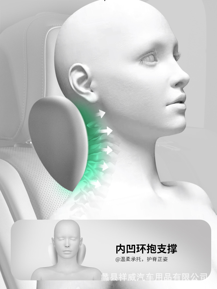 Car Lumbar Cushion Car Lumbar Cushion Driving Seat Backrest Headrest Cushion Driving Lumbar Support Waist Support Pillow Lumbar Support
