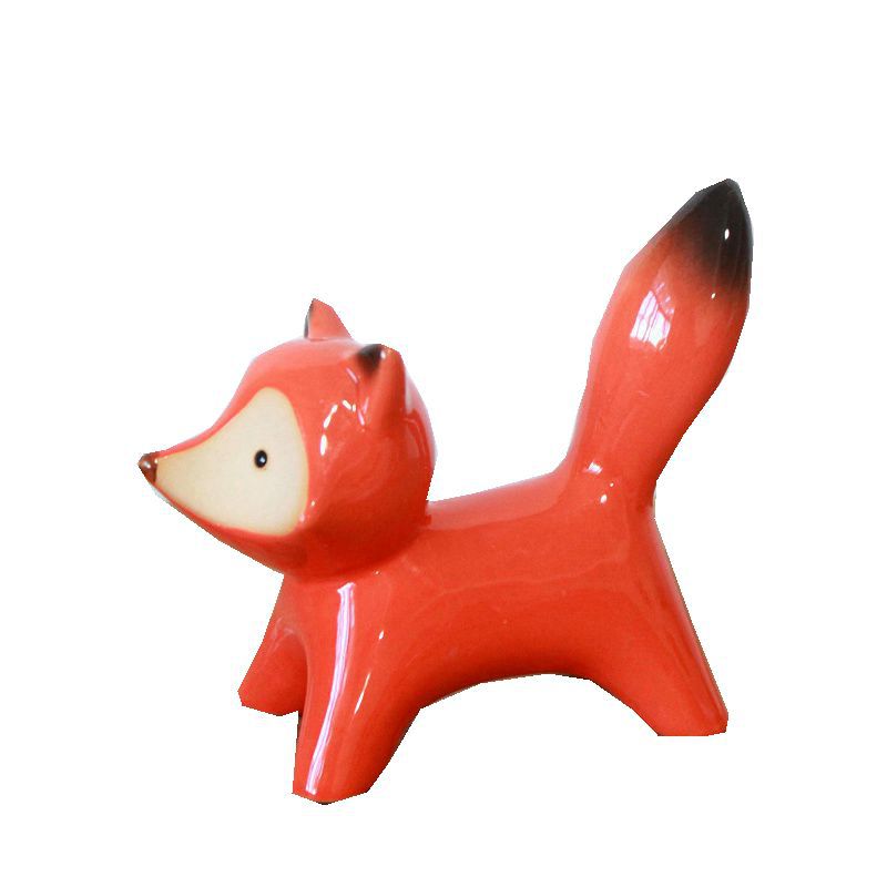 Wholesale ceramic fox crafts