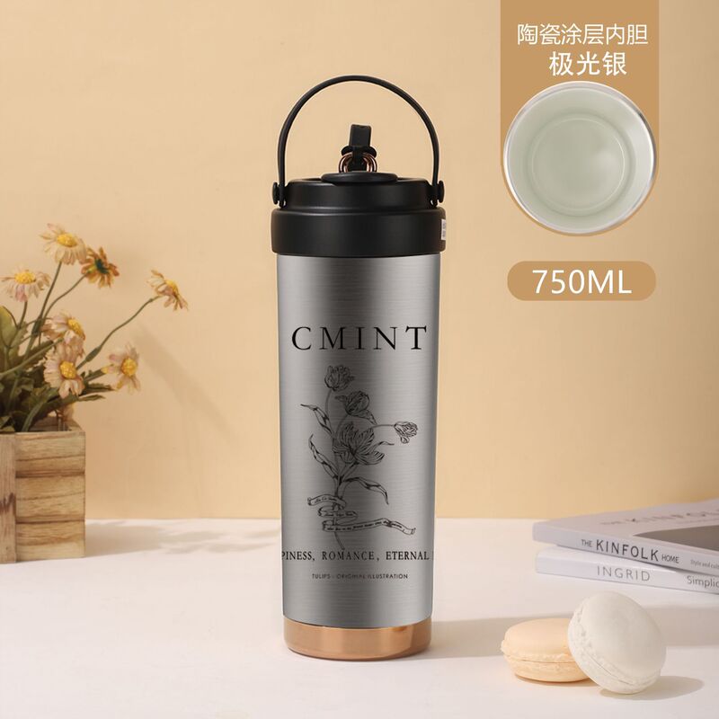 越境大容量双飲陶磁器内胆保温カップ大容量学生携帯車載コーヒーカップ随行コップ|undefined