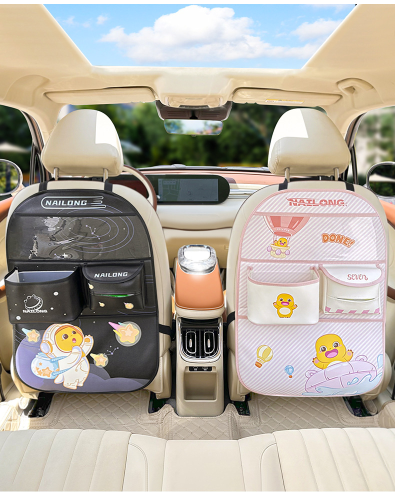 Car Seat Back Dining Table Storage Hanging Bag Car Seat Back Small Table Car Rear Seat Rear Anti-Dirty Storage Rack