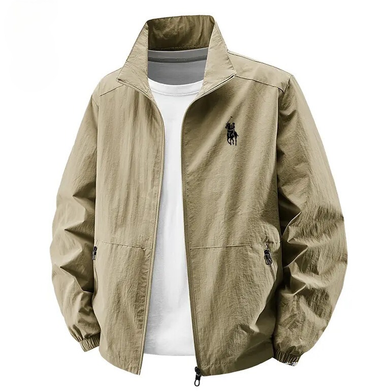 Paul Men's Jacket, Windproof, Waterproof, Outdoor Three-Proof Jacket, Loose Fit, Large Size, Casual, Available in Thin and Thick Options