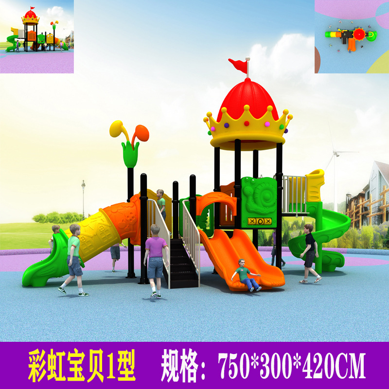 Deslizamiento infantil nuevo deslizamiento de jardín de infantes al aire libre comunidad parque de juegos al aire libre combinación deslizamiento