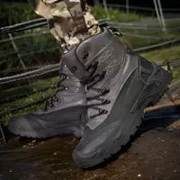 Off‑road tactical boots, reinforced upper, deep‑tread outsole, sizes 39–47