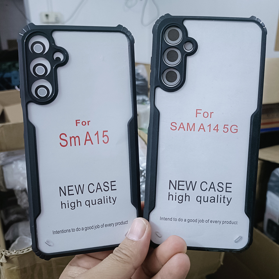 刀锋亚克力TPU二合一手机壳适用SAM三星A55 5G精孔四角防摔保护套