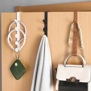 Clothes Hanger Coat Hook Door Rear Hook Hanger Punch-free Door Back Type Storage Hook on Bedroom Door