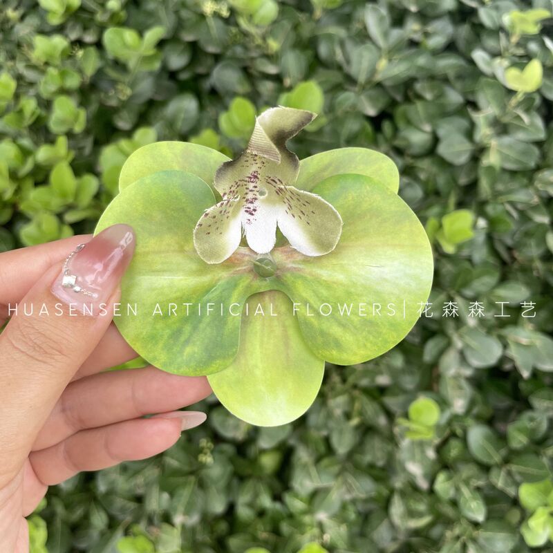 3Dプリントフィルム胡蝶蘭シミュレーション単輪花頭手作り結婚お土産喜糖箱装飾diy靴花|undefined